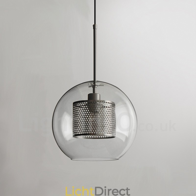 Moderne minimalistische Scandinavische stijl decoratie café glazen bol enkele kop hanglamp