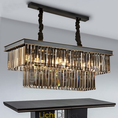 Retro Kristallen Hanglamp Café Expositiehal Retro Kristallen Hanglamp Café Expositiehal