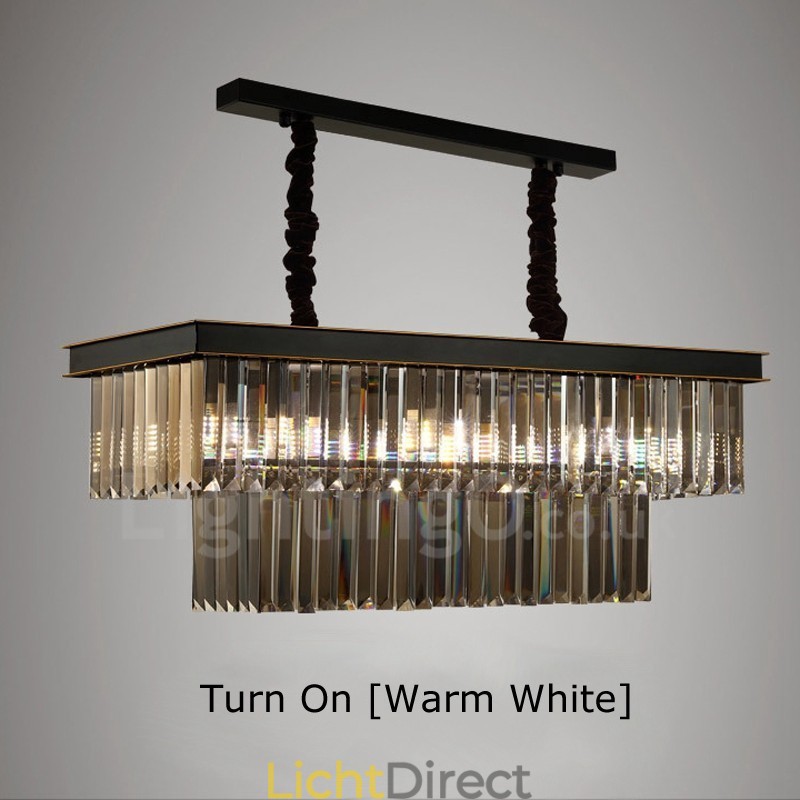 Retro Kristallen Hanglamp Café Expositiehal