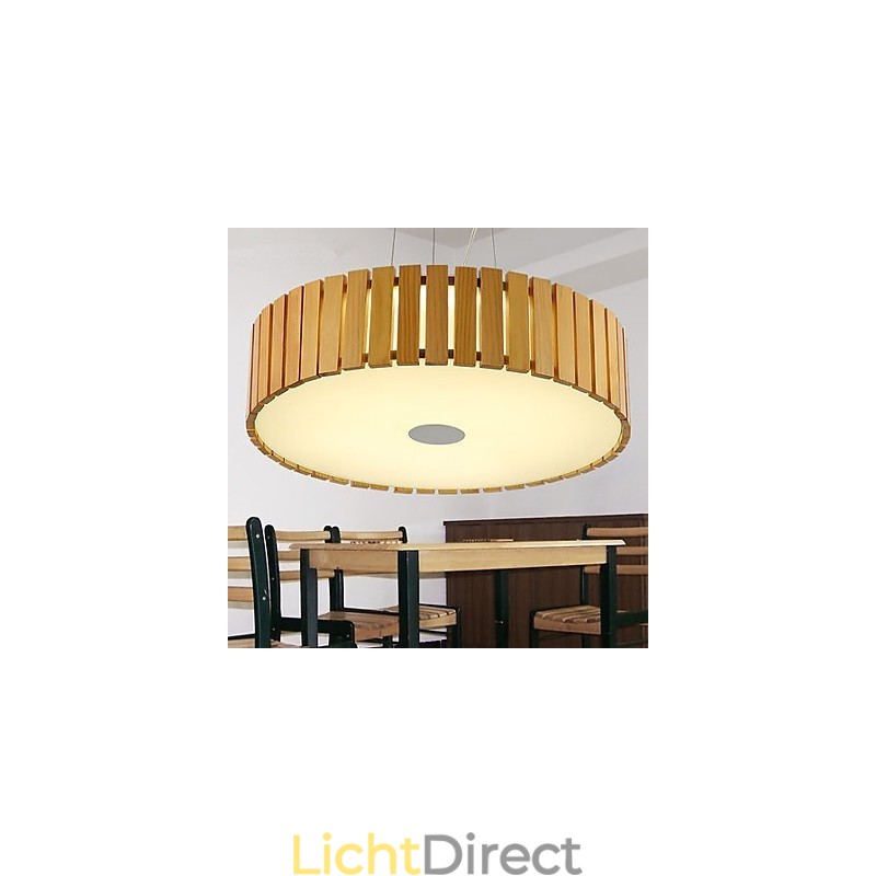 Kroonluchter Mini Stijl Lantaarn Hout Bamboe