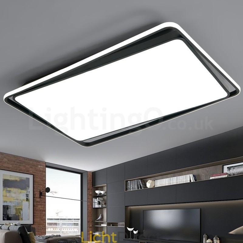 Moderne mode zwart-witte rechthoekige plafondlamp