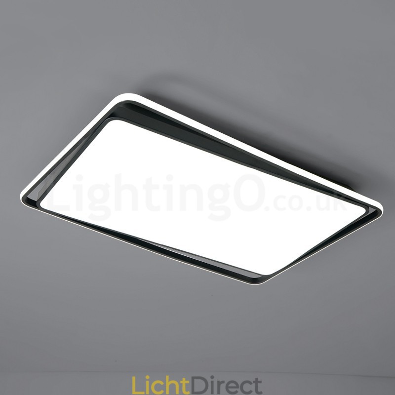 Moderne mode zwart-witte rechthoekige plafondlamp