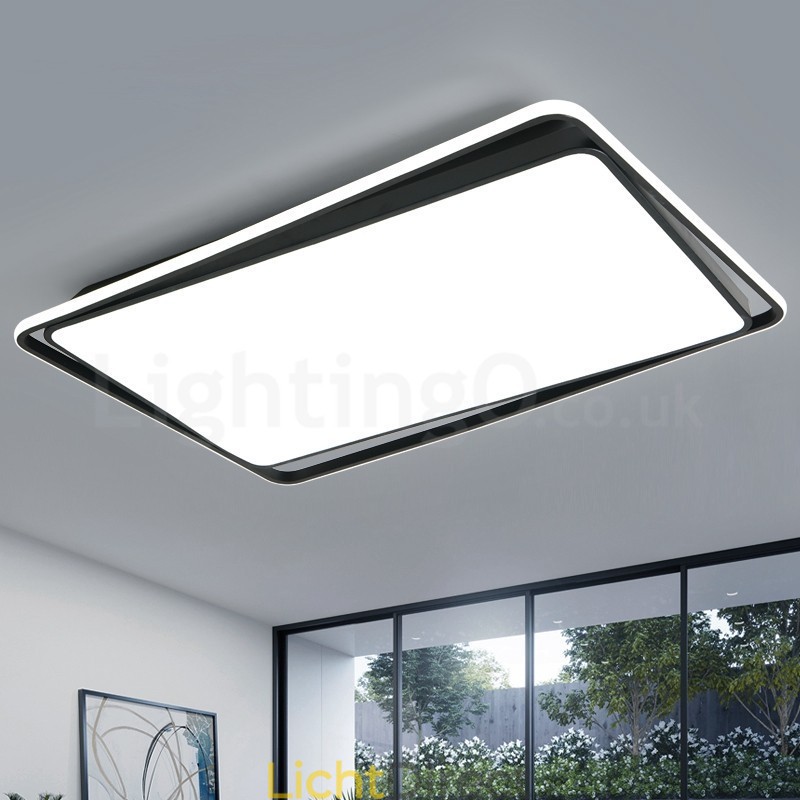 Moderne mode zwart-witte rechthoekige plafondlamp