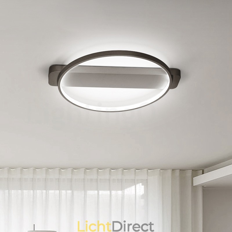 Nordic ronde plafondlamp met inbouwmontage