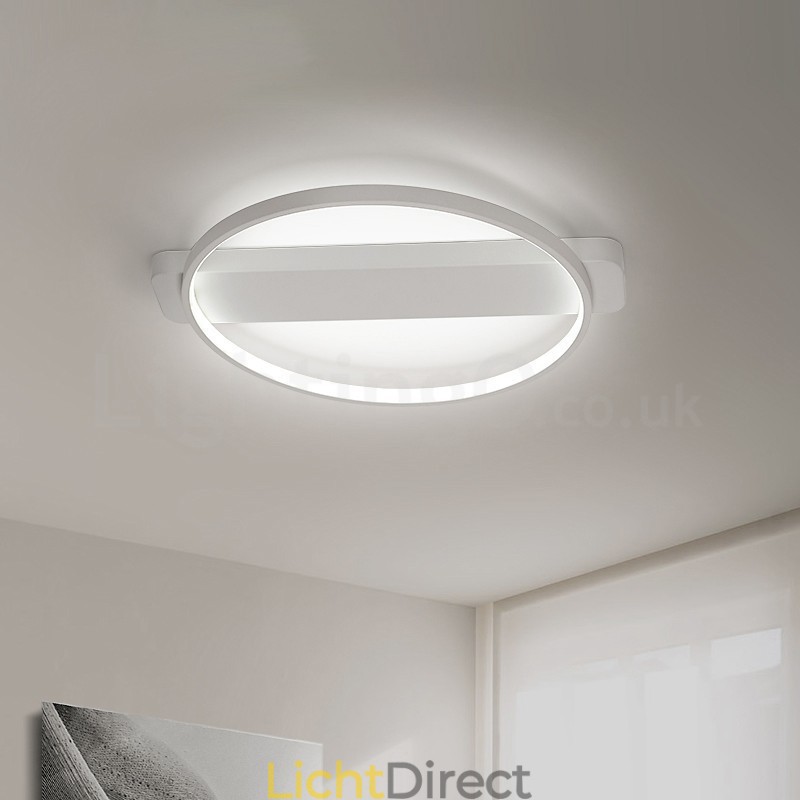 Nordic ronde plafondlamp met inbouwmontage