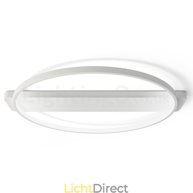 Nordic ronde plafondlamp met inbouwmontage