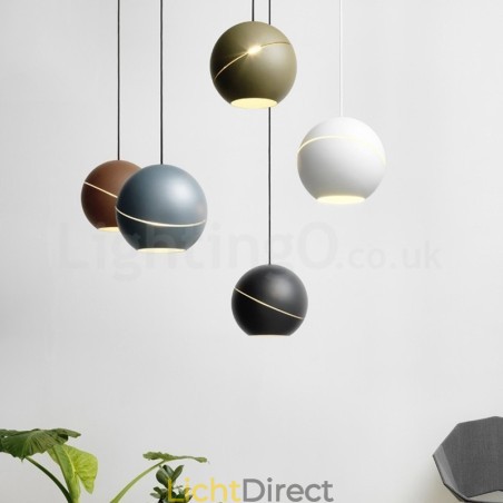 Moderne bolvormige hanglamp voor op het nachtkastje Hanglamp Moderne bolvormige hanglamp voor op het nachtkastje Hanglamp