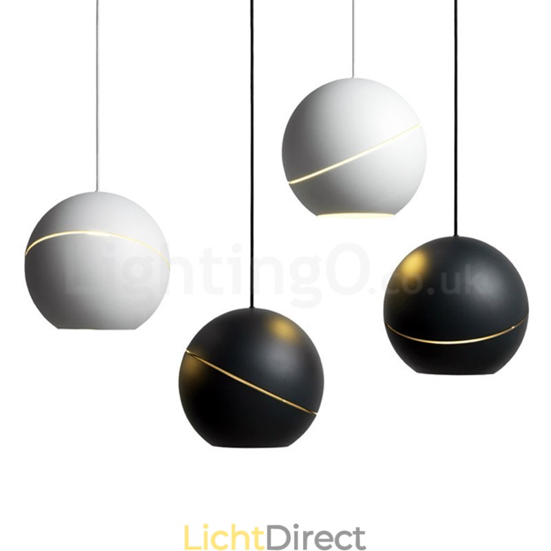 Moderne bolvormige hanglamp voor op het nachtkastje Hanglamp