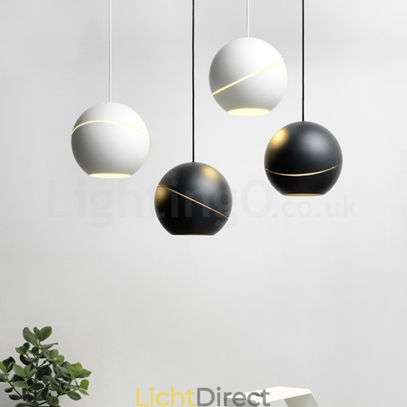 Moderne bolvormige hanglamp voor op het nachtkastje Hanglamp