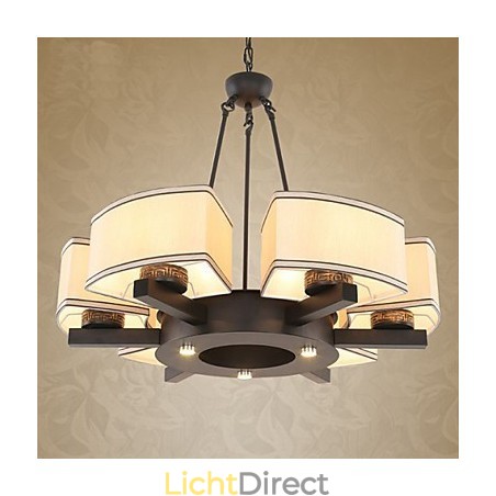 De Chinese Stijl Kroonluchter IJzer Koper Imitatie Lucht Lampen De Chinese Stijl Kroonluchter IJzer Koper Imitatie Lucht Lampen
