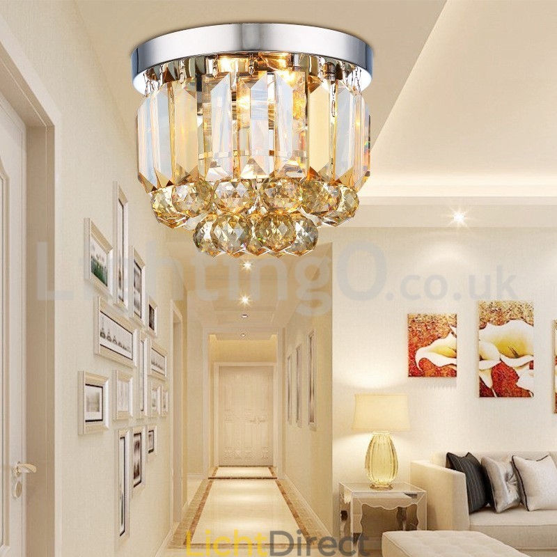 Moderne plafondlampen met kristalbevestiging