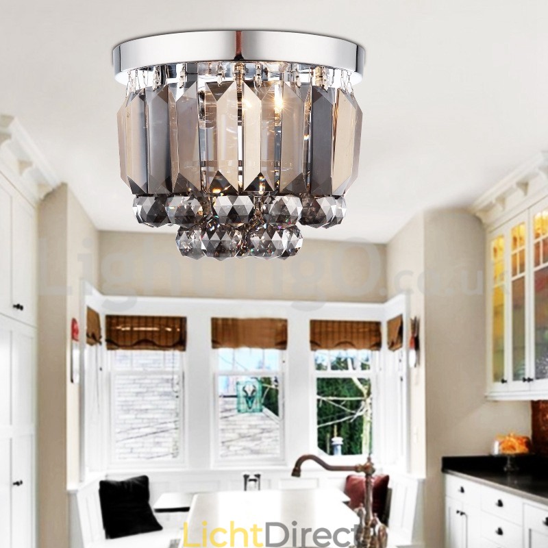 Moderne plafondlampen met kristalbevestiging