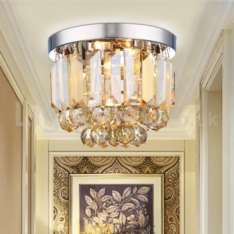 Moderne plafondlampen met kristalbevestiging