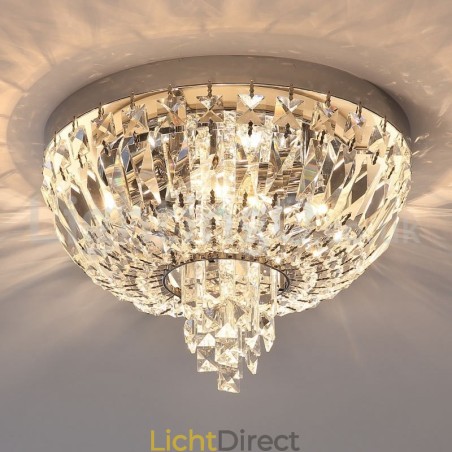 Hedendaagse, prachtige ronde plafondlampen met kristal