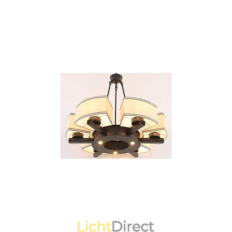 De Chinese Stijl Kroonluchter IJzer Koper Imitatie Lucht Lampen