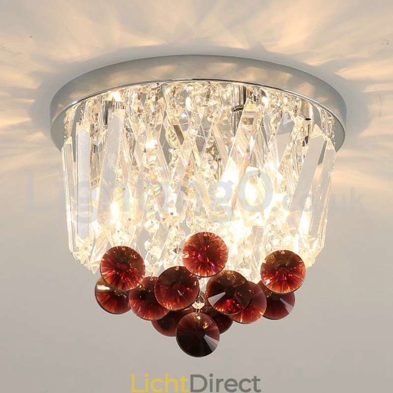 Moderne ronde plafondlampen met kristal