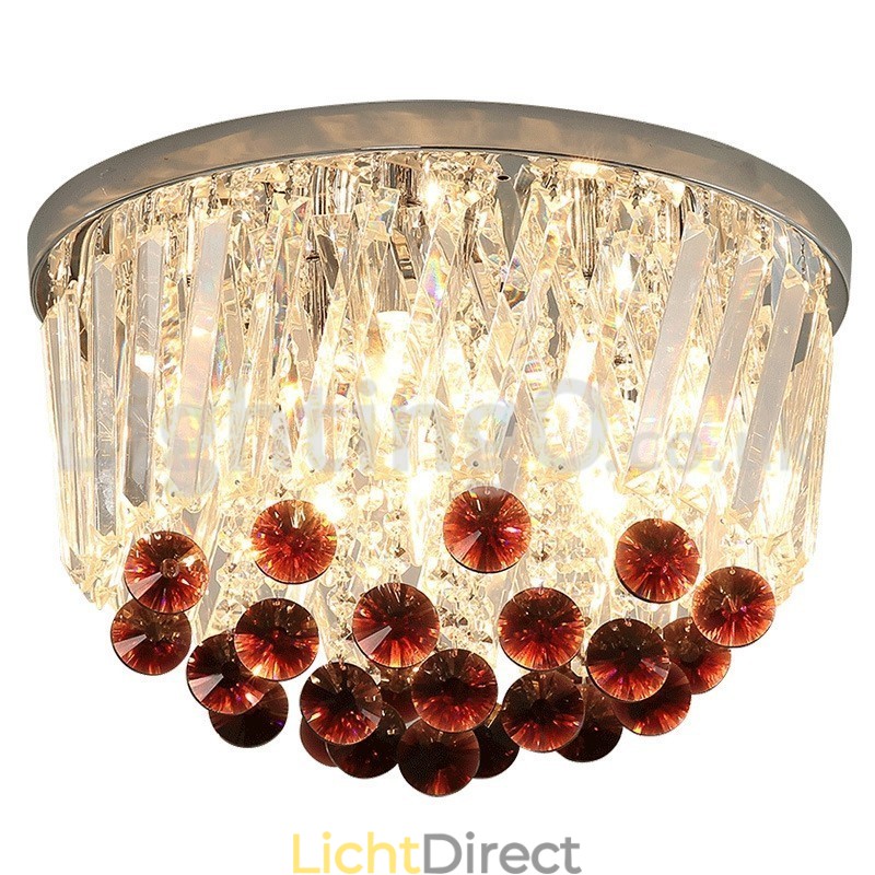 Moderne ronde plafondlampen met kristal