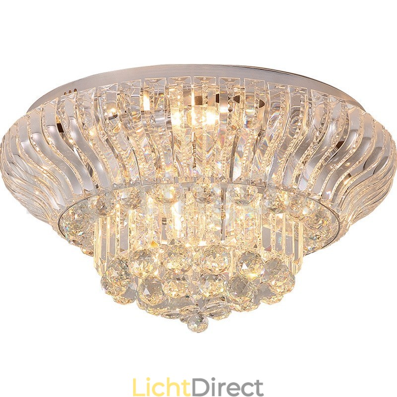Hedendaagse moderne 38CM 57CM ronde plafondlampen met kristal