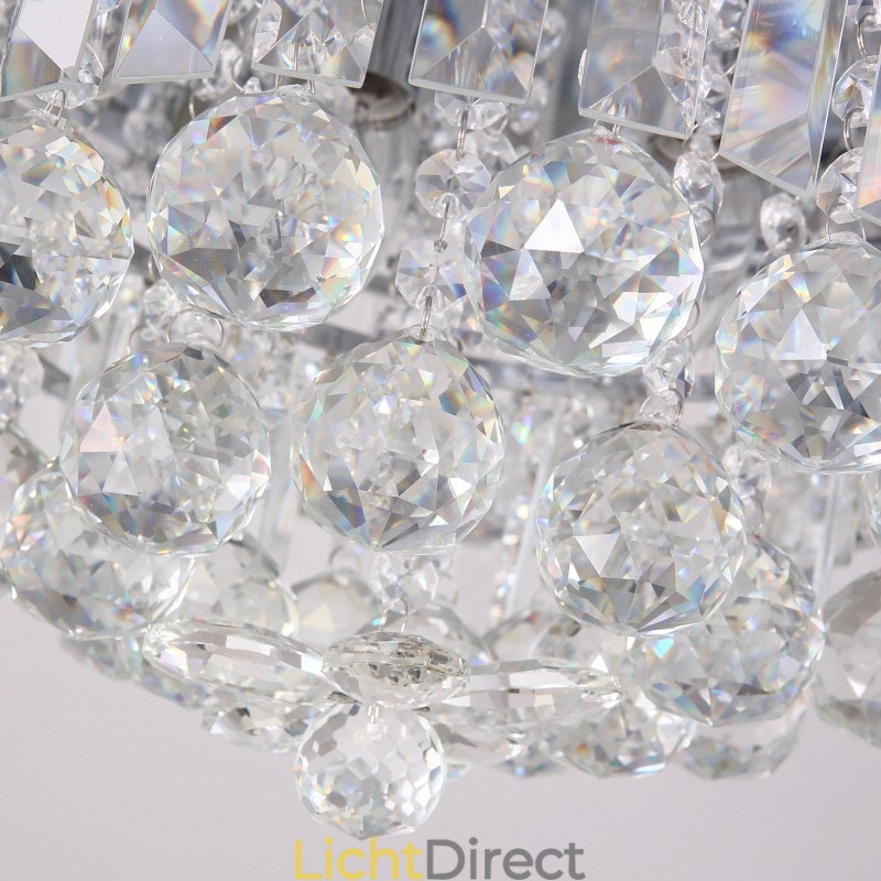 Hedendaagse moderne 38CM 57CM ronde plafondlampen met kristal