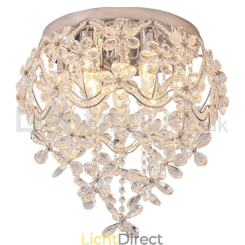 Moderne mode 48CM ronde plafondlampen met kristal