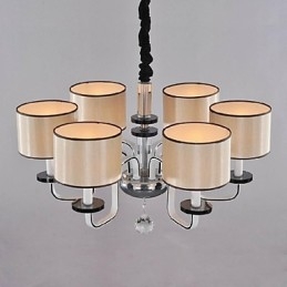 Moderne eigentijdse kristallen chromen metalen kroonluchter