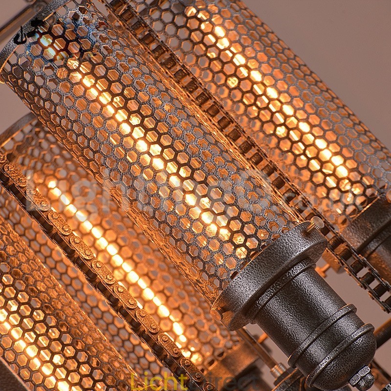 Retro Iron Gear Hanglamp Café