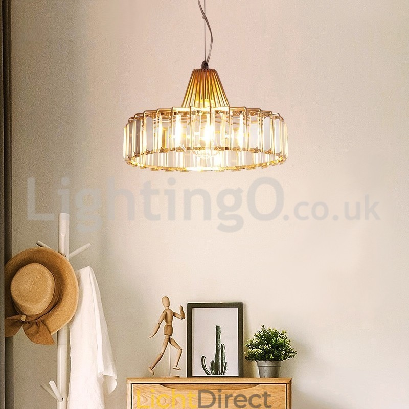 Nordic enkelvoudige kristallen hanglamp