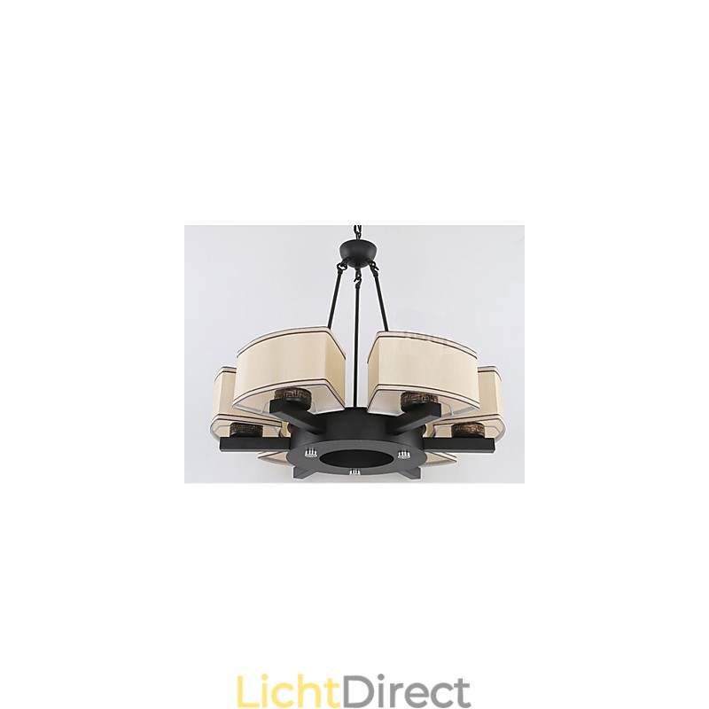 De Chinese Stijl Kroonluchter IJzer Koper Imitatie Lucht Lampen