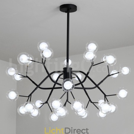 Nordic Style Magic Bean Kroonluchter Kleine Heldere Transparante Glazen Bubbelbol Kroonluchter Nordic Style Magic Bean Kroonluchter Kleine Heldere Transparante Glazen Bubbelbol Kroonluchter