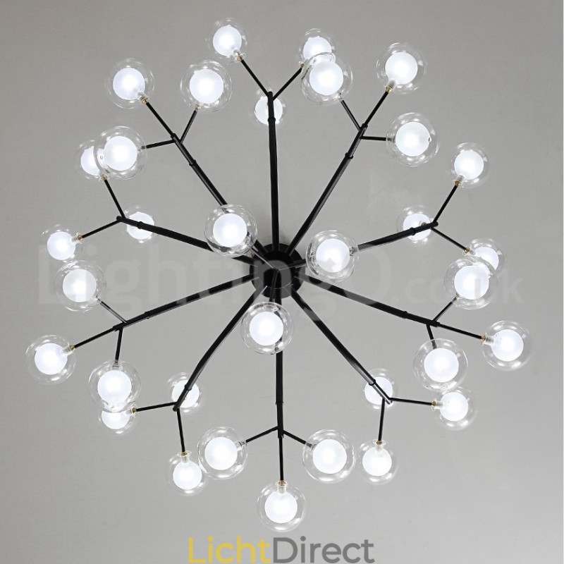 Nordic Style Magic Bean Kroonluchter Kleine Heldere Transparante Glazen Bubbelbol Kroonluchter
