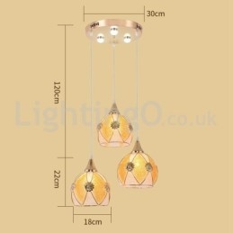 Goedkope 1 licht 3 lichten moderne hanglamp