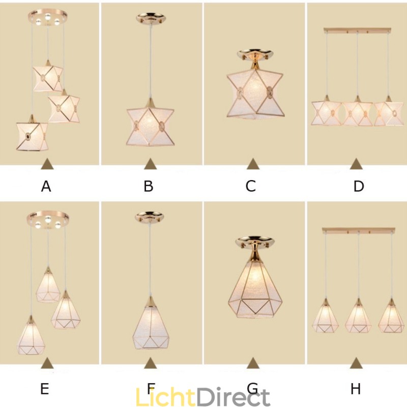 Moderne hanglamp met 1 licht en 3 lampen voor een lage prijs