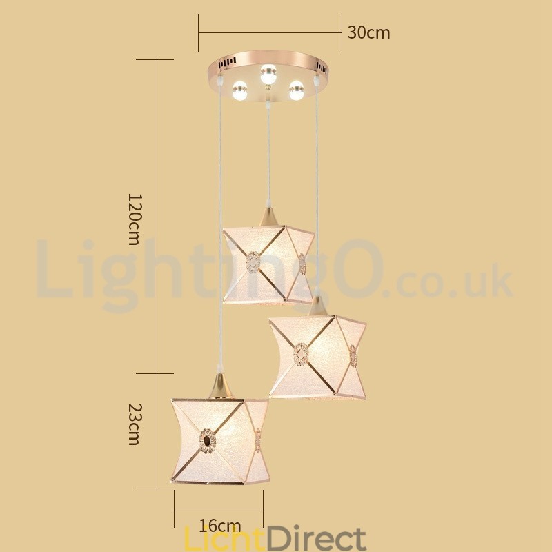 Moderne hanglamp met 1 licht en 3 lampen voor een lage prijs