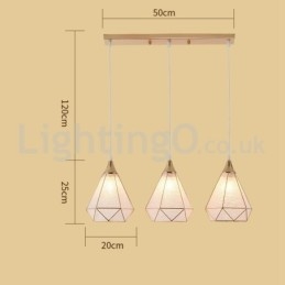 Moderne hanglamp met 1 licht en 3 lampen voor een lage prijs