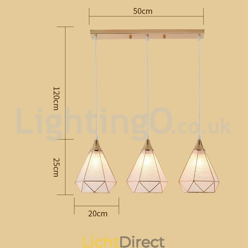 Moderne hanglamp met 1 licht en 3 lampen voor een lage prijs