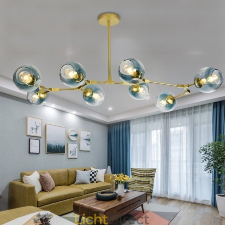 Nordic Modern Magic Bean Glazen Kroonluchter Moleculaire Kroonluchter