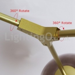 Nordic Modern Magic Bean Glazen Kroonluchter Moleculaire Kroonluchter