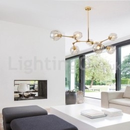 Nordic Modern Magic Bean Glazen Kroonluchter Moleculaire Kroonluchter