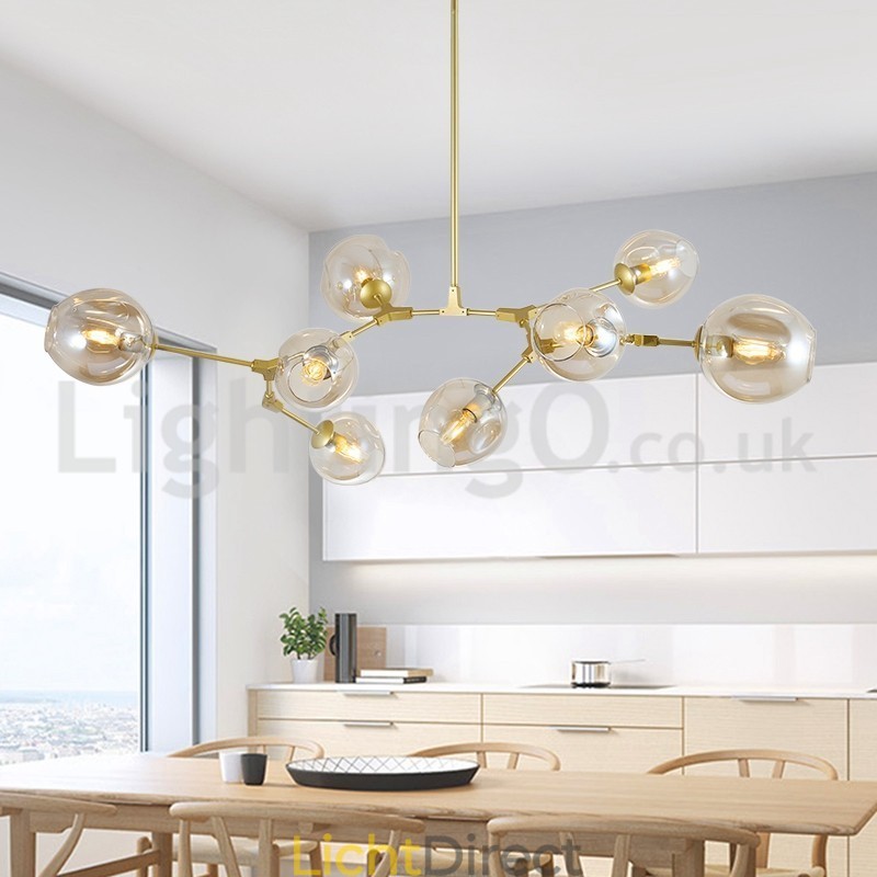 Nordic Modern Magic Bean Glazen Kroonluchter Moleculaire Kroonluchter