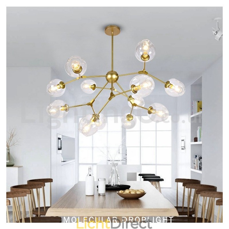 Nordic Postmodern Molecular Magic Bean Kroonluchter Café