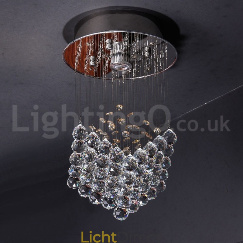 1 Licht Moderne K9 Kristal Plafond Hanglamp Binnen Kroonluchter Verlichting Lampen Armaturen