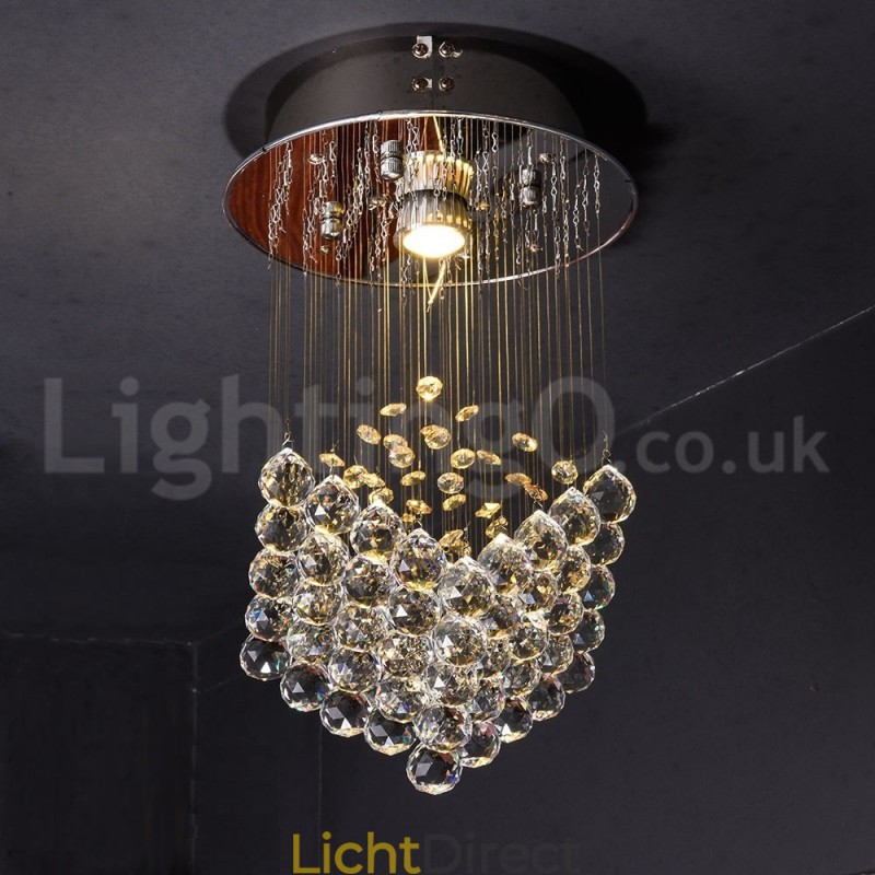 1 Licht Moderne K9 Kristal Plafond Hanglamp Binnen Kroonluchter Verlichting Lampen Armaturen