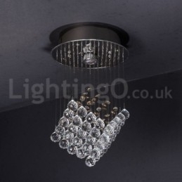 1 Licht Moderne K9 Kristal Plafond Hanglamp Binnen Kroonluchter Verlichting Lampen Armaturen
