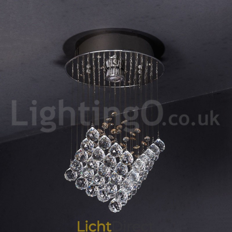 1 Licht Moderne K9 Kristal Plafond Hanglamp Binnen Kroonluchter Verlichting Lampen Armaturen
