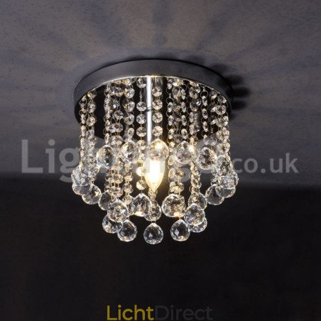 Moderne ronde kristallen kroonluchter veranda plafondlamp Moderne ronde kristallen kroonluchter veranda plafondlamp