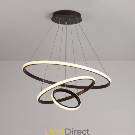 Dimbare Buiten de Cirkels Hanglamp met Afstandsbediening Moderne Design Ringen Dimbare Buiten de Cirkels Hanglamp met Afstandsbediening Moderne Design Ringen