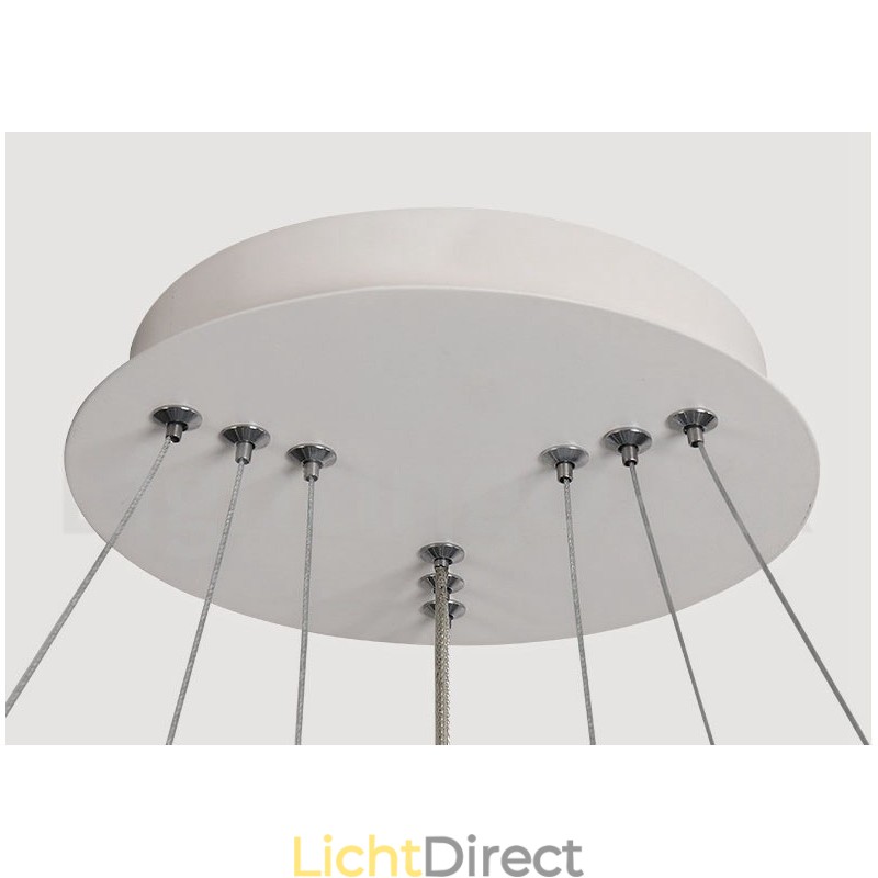 Dimbare Buiten de Cirkels Hanglamp met Afstandsbediening Moderne Design Ringen