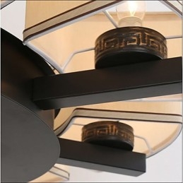 De Chinese Stijl Kroonluchter IJzer Koper Imitatie Lucht Lampen