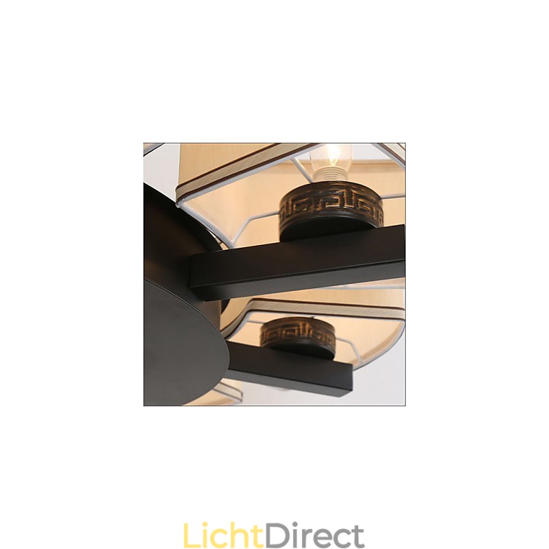 De Chinese Stijl Kroonluchter IJzer Koper Imitatie Lucht Lampen