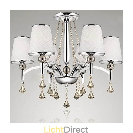 Moderne eigentijdse kristallen chromen metalen kroonluchter Moderne eigentijdse kristallen chromen metalen kroonluchter